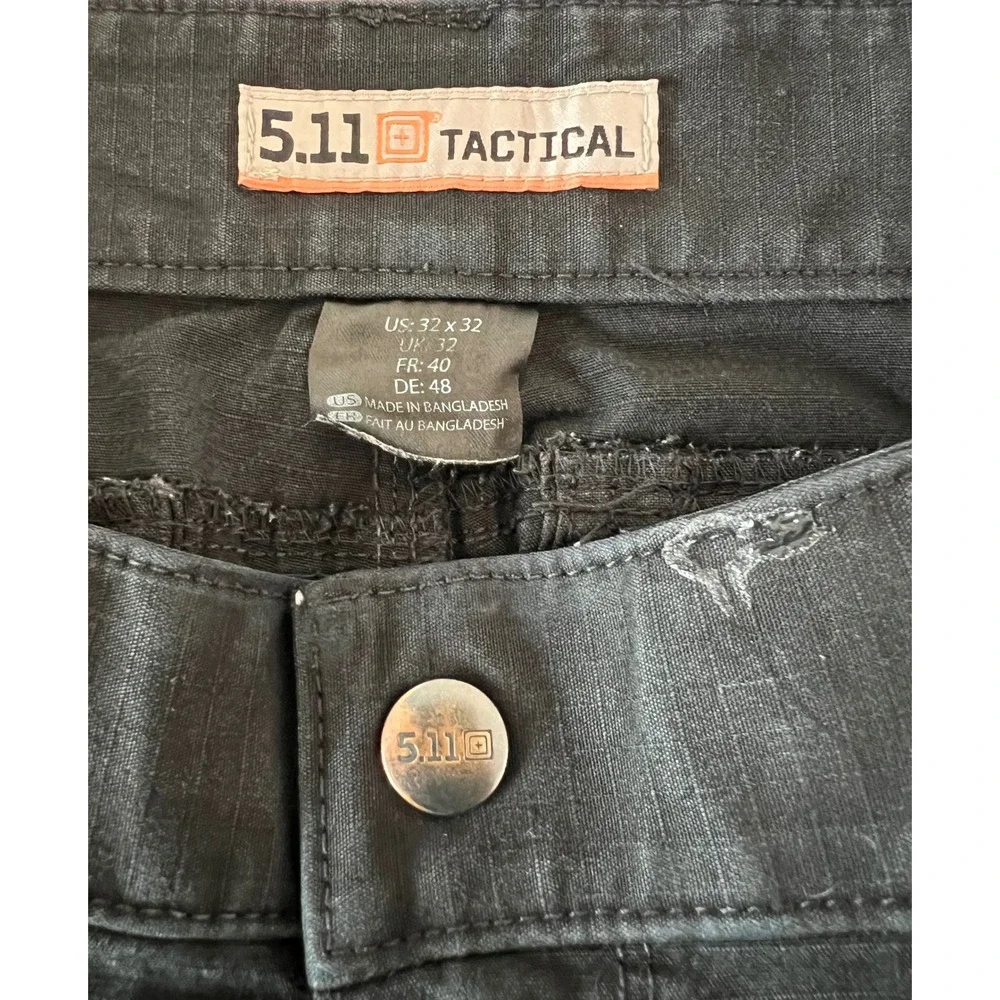 5.11 Tactical Men Black Ripstop TDU Cargo Pants 32x32 Workwear 74369-019